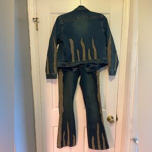 Vintage Denim patchwork set